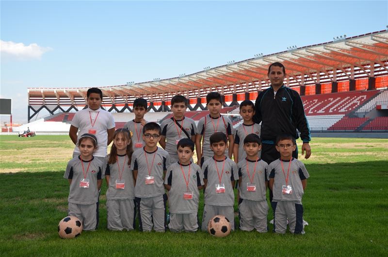 Zakho Students Play Friendly Soccer Game at Stadium